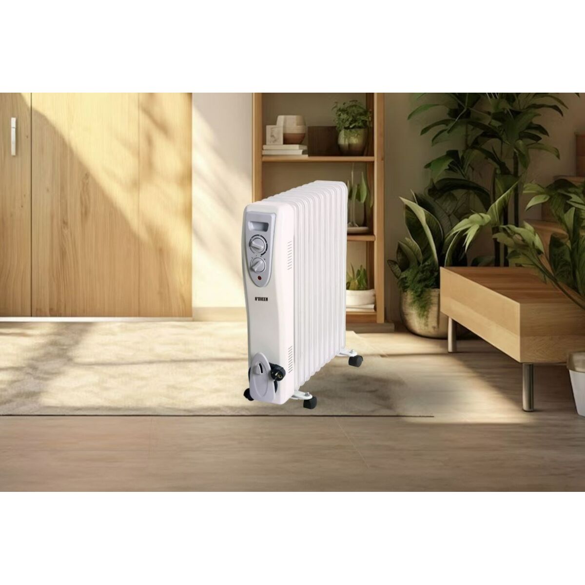 Oljeelement N'oveen OH1199 Vit 2500 W finns hos Aktivcamping