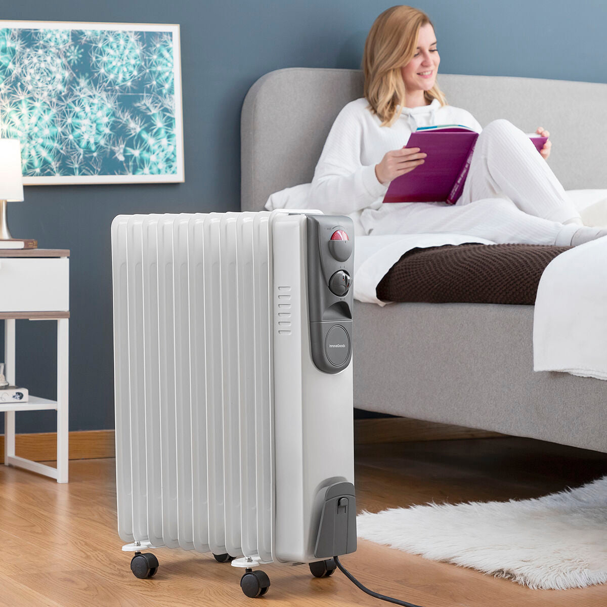 Oljeelement Oileven InnovaGoods 2500 W (11 ribbor) finns hos Aktivcamping