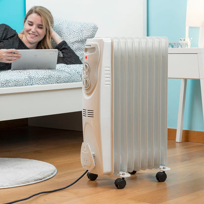 Oljeelement Oinine InnovaGoods 2000 W (9 ribbor) finns hos Aktivcamping