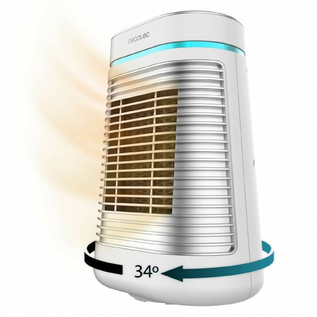 Oscillerande keramisk värmare Cecotec ReadyWarm 1550 Max Vit 1500 W - finns hos Aktivcamping