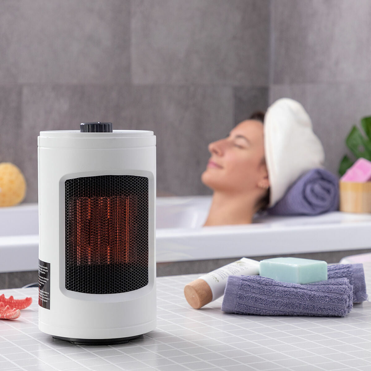 Oscillerande keramisk värmare Heramik InnovaGoods finns hos Aktivcamping