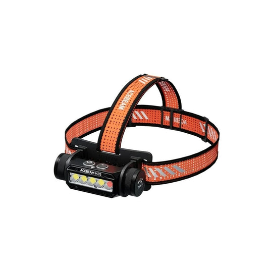 Pannlampa LED-lampa för huvudet Acebeam H35 Svart Orange 10 lm finns hos Aktivcamping