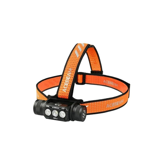 Pannlampa LED-lampa för huvudet Acebeam H50 2.0 Svart Orange finns hos Aktivcamping