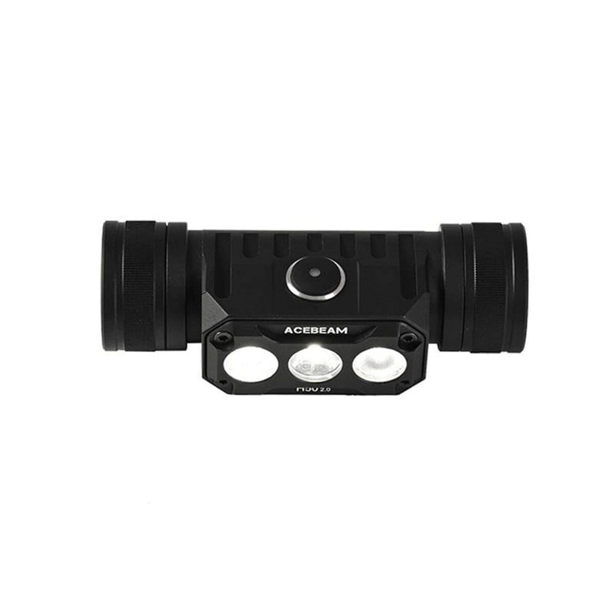 Pannlampa LED-lampa för huvudet Acebeam H50 2.0 Svart Orange finns hos Aktivcamping