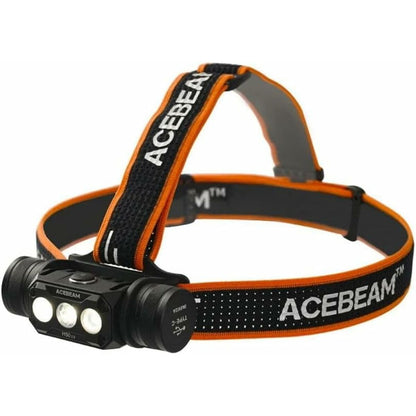 Pannlampa LED-lampa för huvudet Acebeam H50 2.0 Svart Orange finns hos Aktivcamping