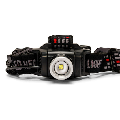 Pannlampa Laddningsbar och justerbar LED-pannlampa Velamp 6 W 400 lm finns hos Aktivcamping