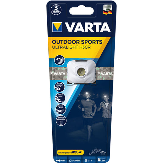 Pannlampa Varta ULTRALIGHT H30R finns hos Aktivcamping