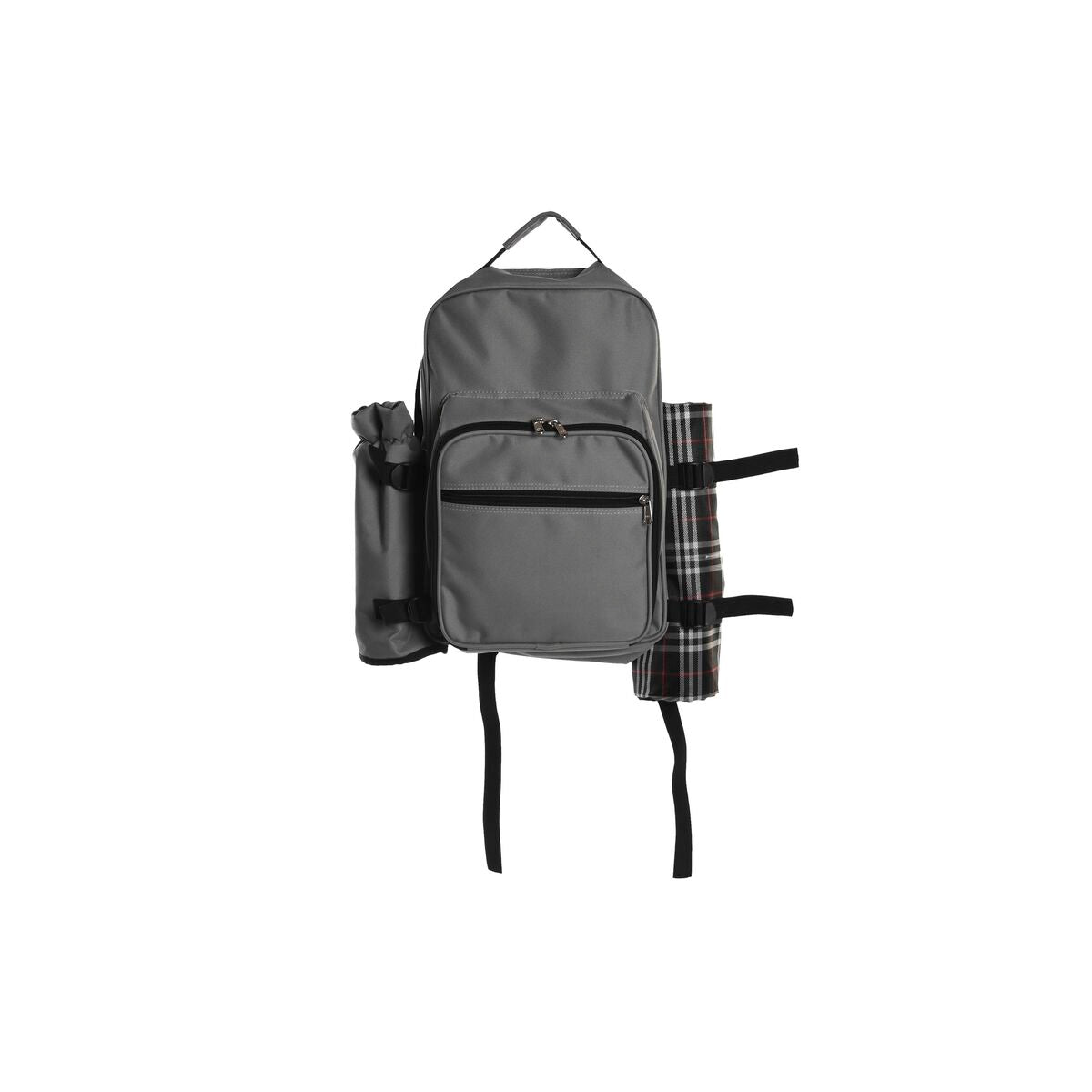 Picknick set DKD Home Decor 28,5 x 20 x 39 cm Mörkgrå Ryggsäck finns hos Aktivcamping