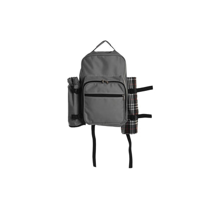 Picknick set DKD Home Decor 28,5 x 20 x 39 cm Mörkgrå Ryggsäck finns hos Aktivcamping