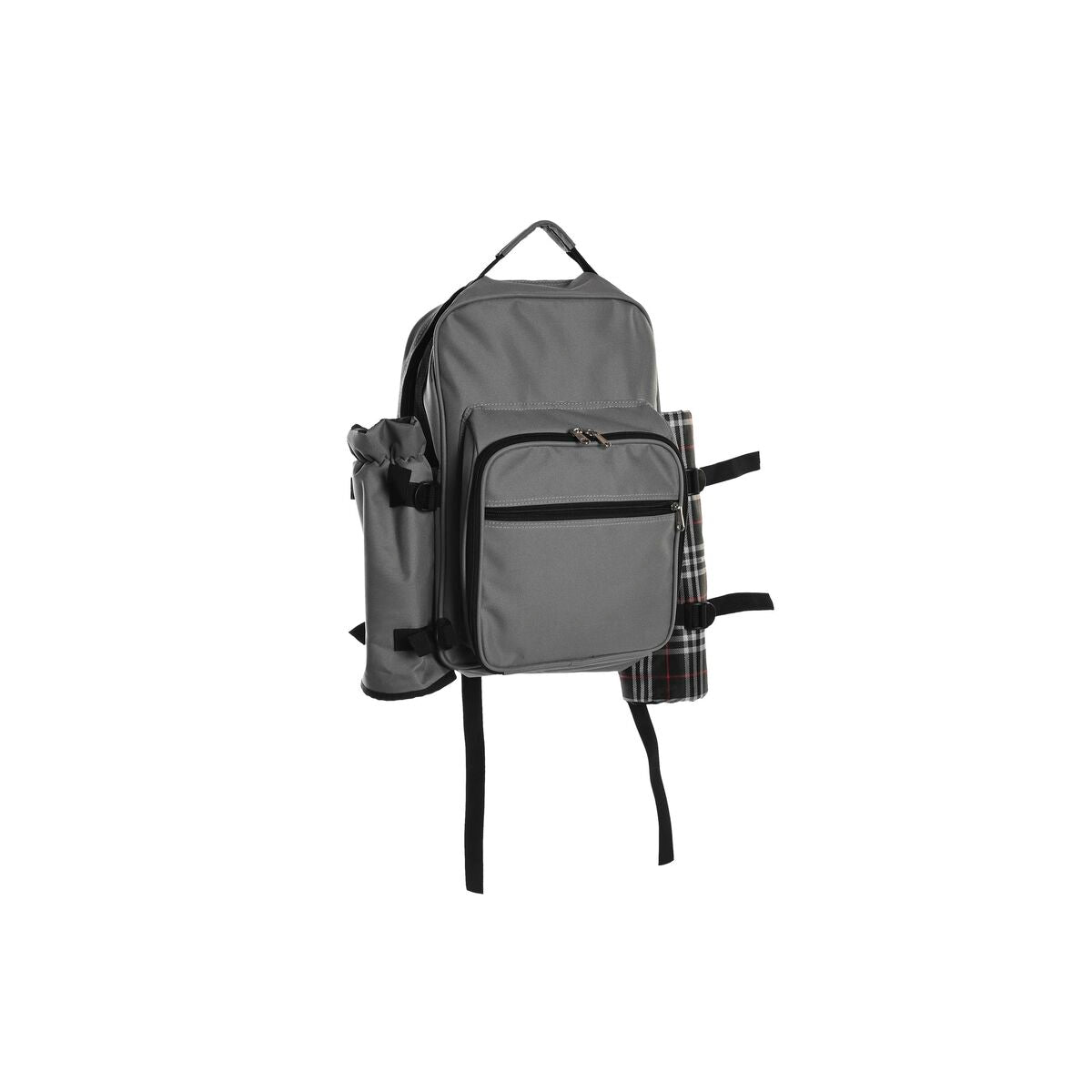 Picknick set DKD Home Decor 28,5 x 20 x 39 cm Mörkgrå Ryggsäck finns hos Aktivcamping
