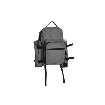 Picknick set DKD Home Decor 28,5 x 20 x 39 cm Mörkgrå Ryggsäck finns hos Aktivcamping