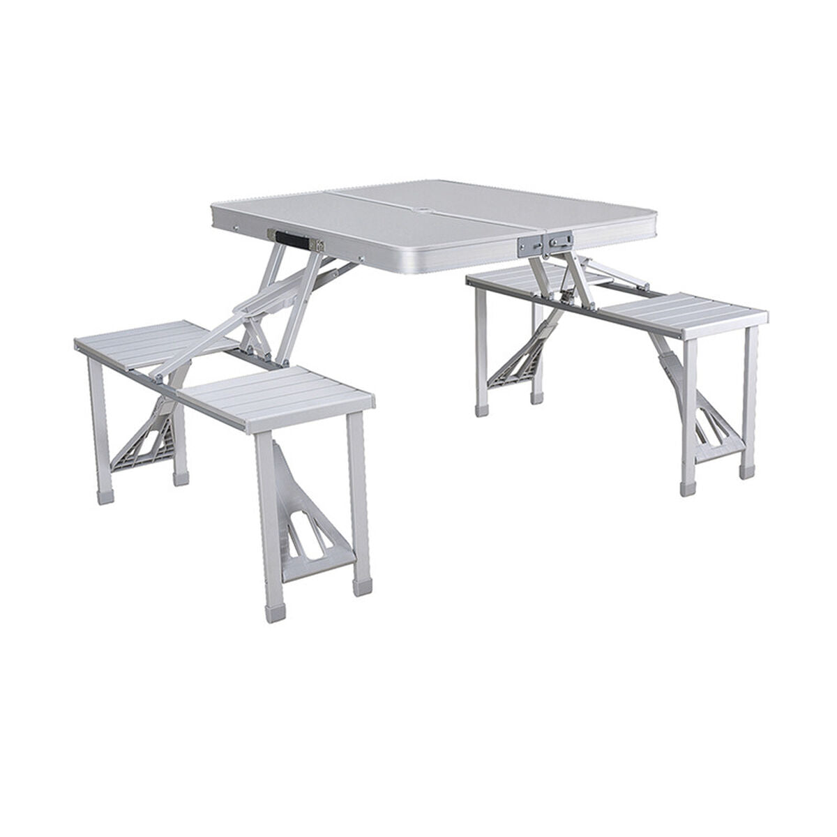 Picknickbord Marbueno Aluminium Grå 136 x 67 x 85 cm - finns hos Aktivcamping