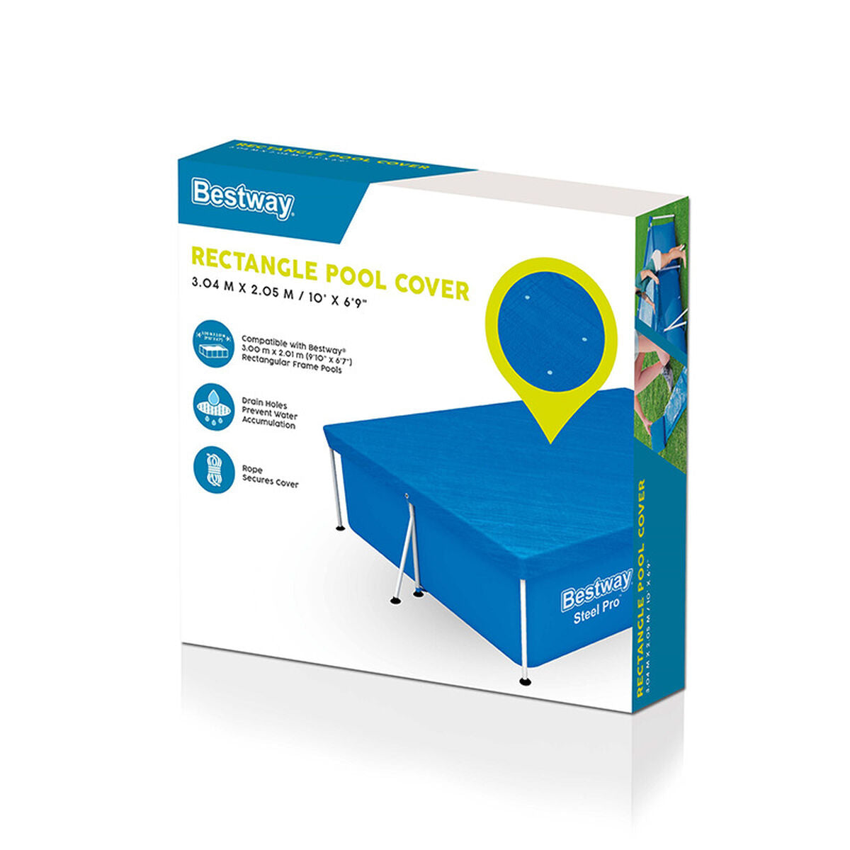 Pool Cover Bestway Blå 300 x 201 x 66 cm - finns hos Aktivcamping