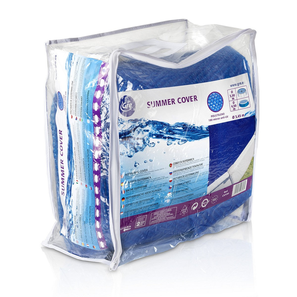 Pool Cover Gre CV350 Blå finns hos Aktivcamping
