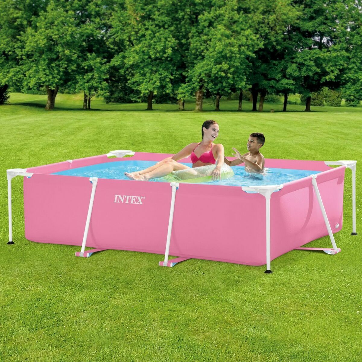 Pool Intex 220 x 150 x 60 cm Rosa 1662 L finns hos Aktivcamping