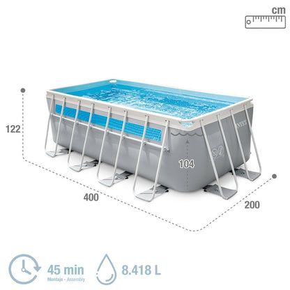 Pool Intex 400 x 122 x 200 cm - finns hos Aktivcamping