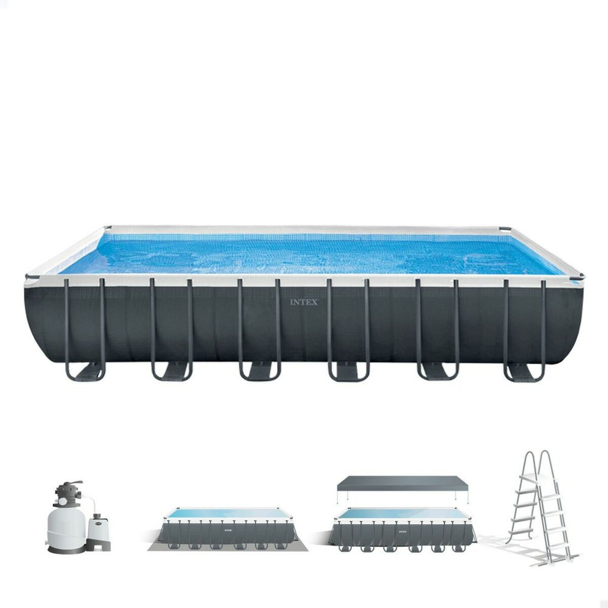 Pool Intex 732 x 132 x 366 cm finns hos Aktivcamping
