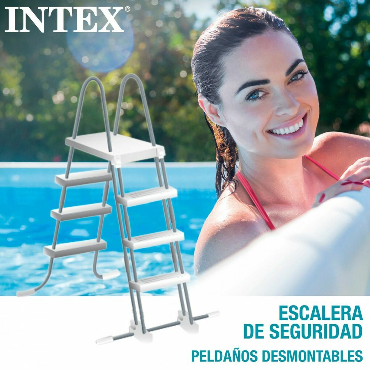Pool Intex 8.418 l Rektangulär 400 x 200 x 122 cm finns hos Aktivcamping