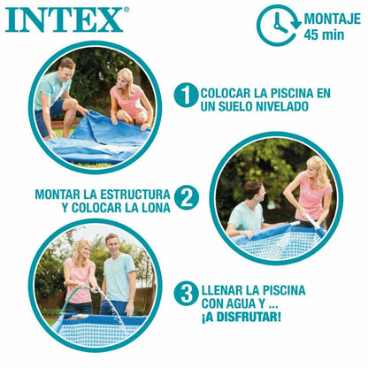 Pool Intex 8.418 l Rektangulär 400 x 200 x 122 cm finns hos Aktivcamping