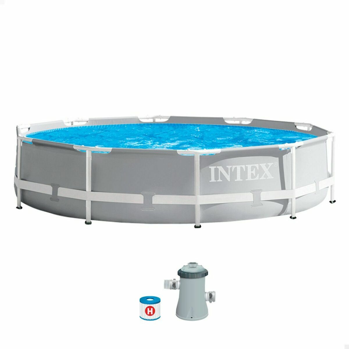 Pool Intex Prism Frame 4485 L Rund 305 x 76 cm - finns hos Aktivcamping