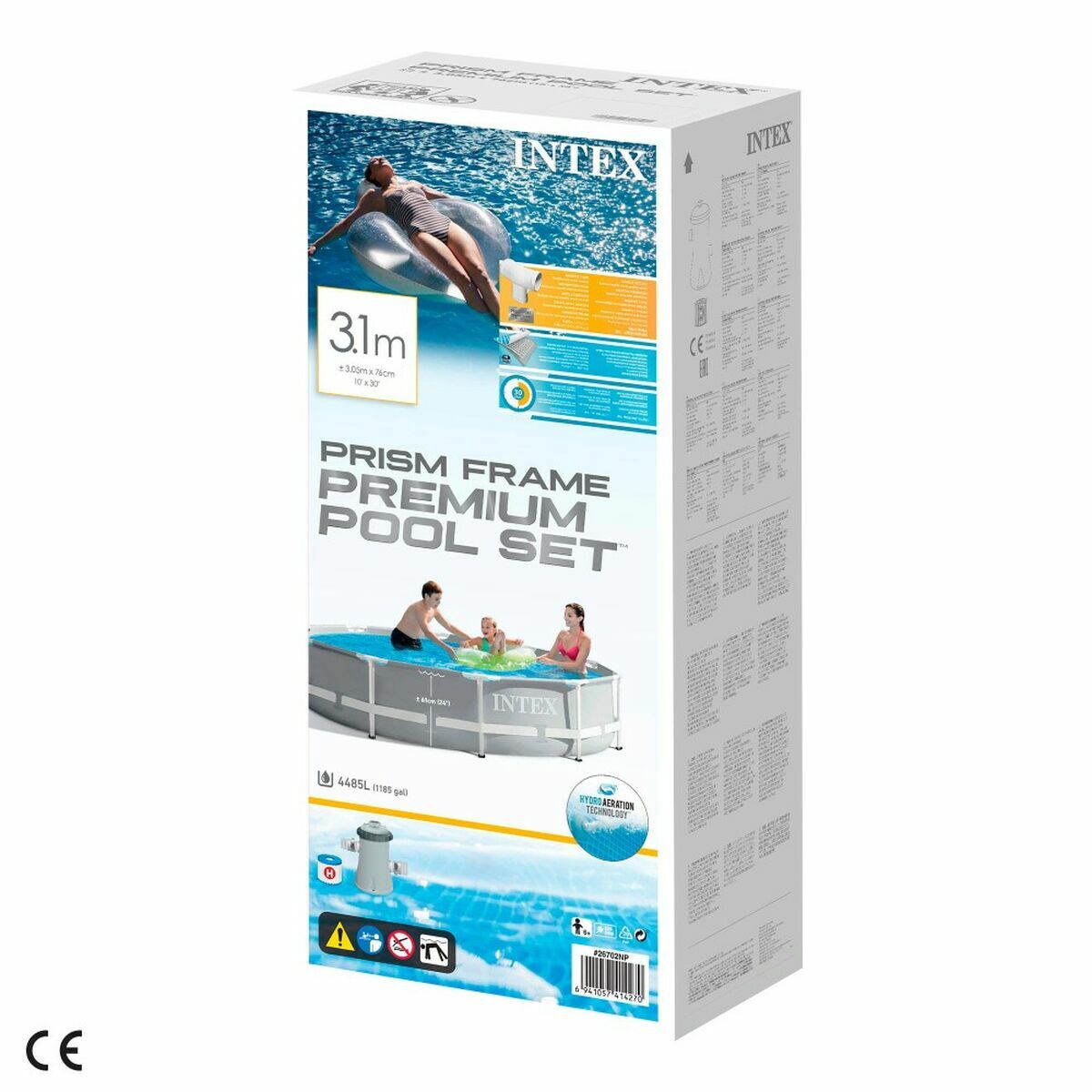 Pool Intex Prism Frame 4485 L Rund 305 x 76 cm - finns hos Aktivcamping