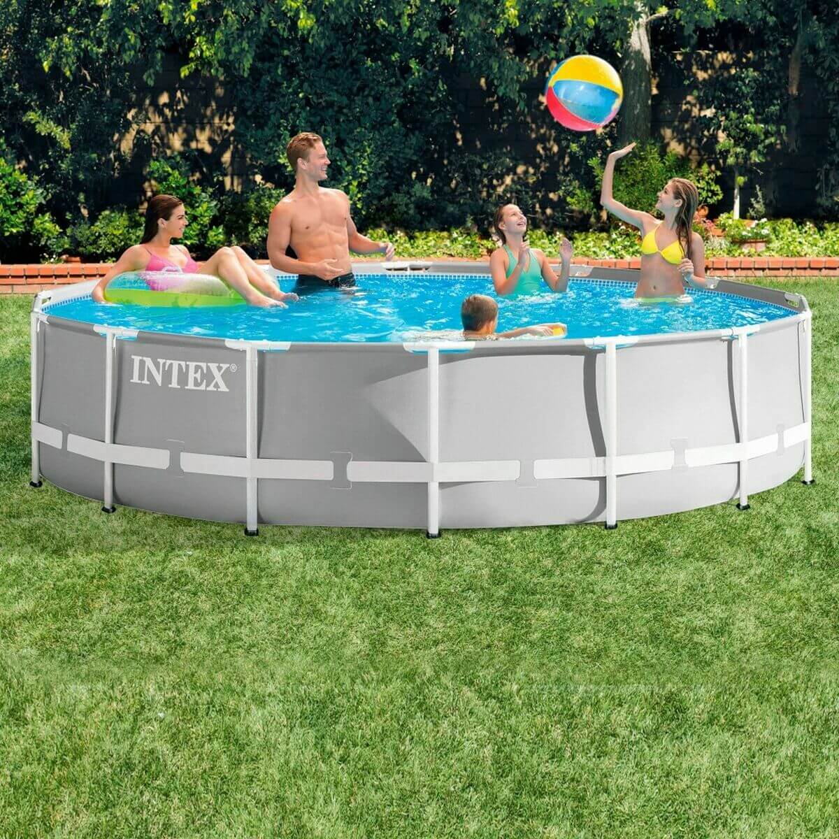Pool Intex Prism Frame 457 x 107 cm finns hos Aktivcamping