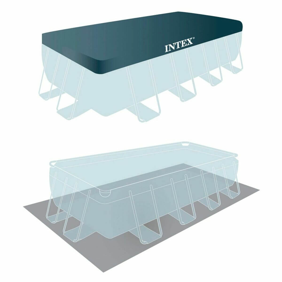 Pool Intex Prism Frame 488 x 244 x 107 cm finns hos Aktivcamping