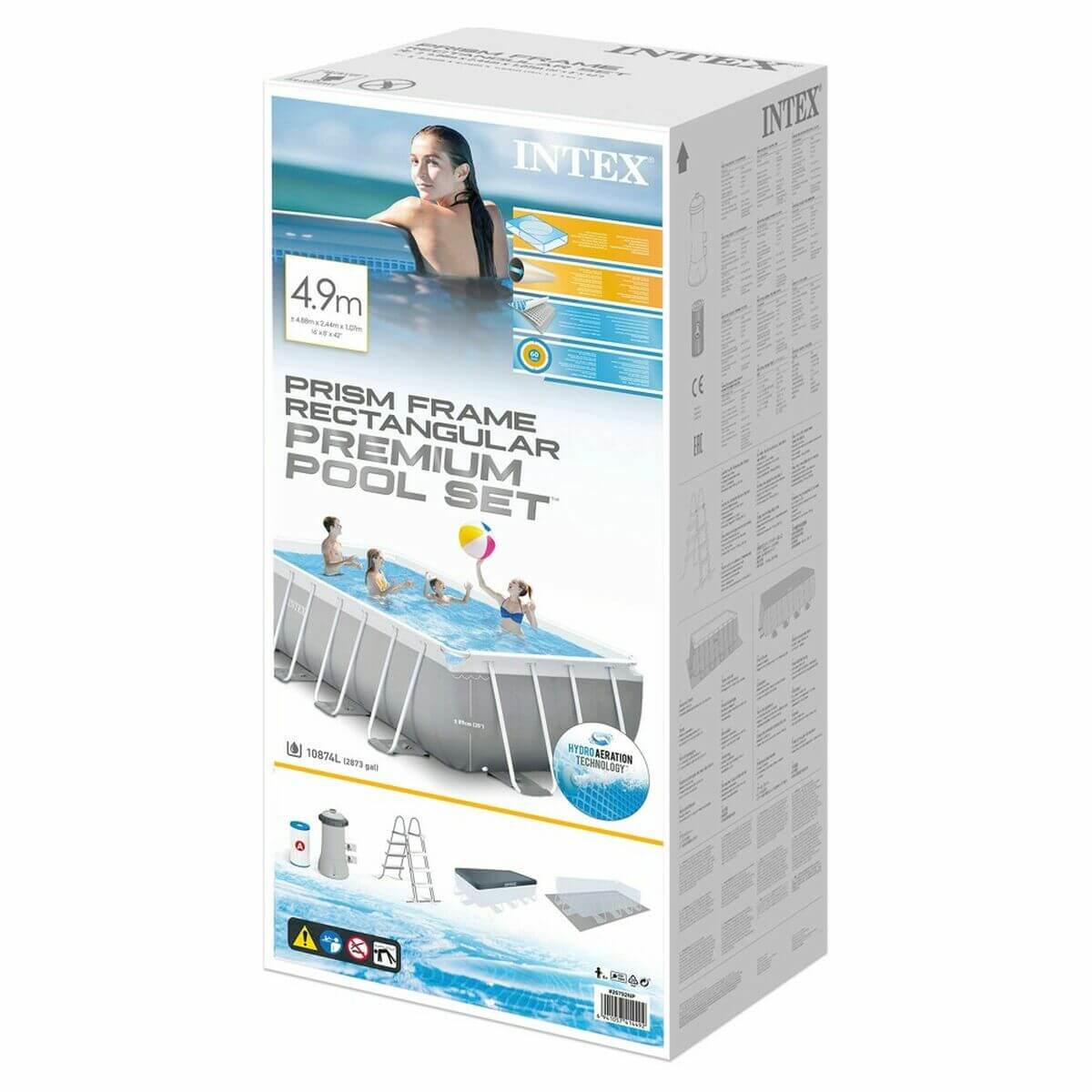 Pool Intex Prism Frame 488 x 244 x 107 cm finns hos Aktivcamping