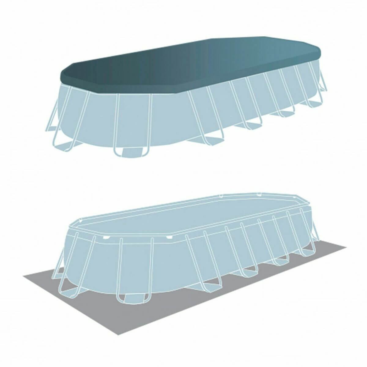 Pool Intex Prism Frame 610 x 305 x 122 cm finns hos Aktivcamping