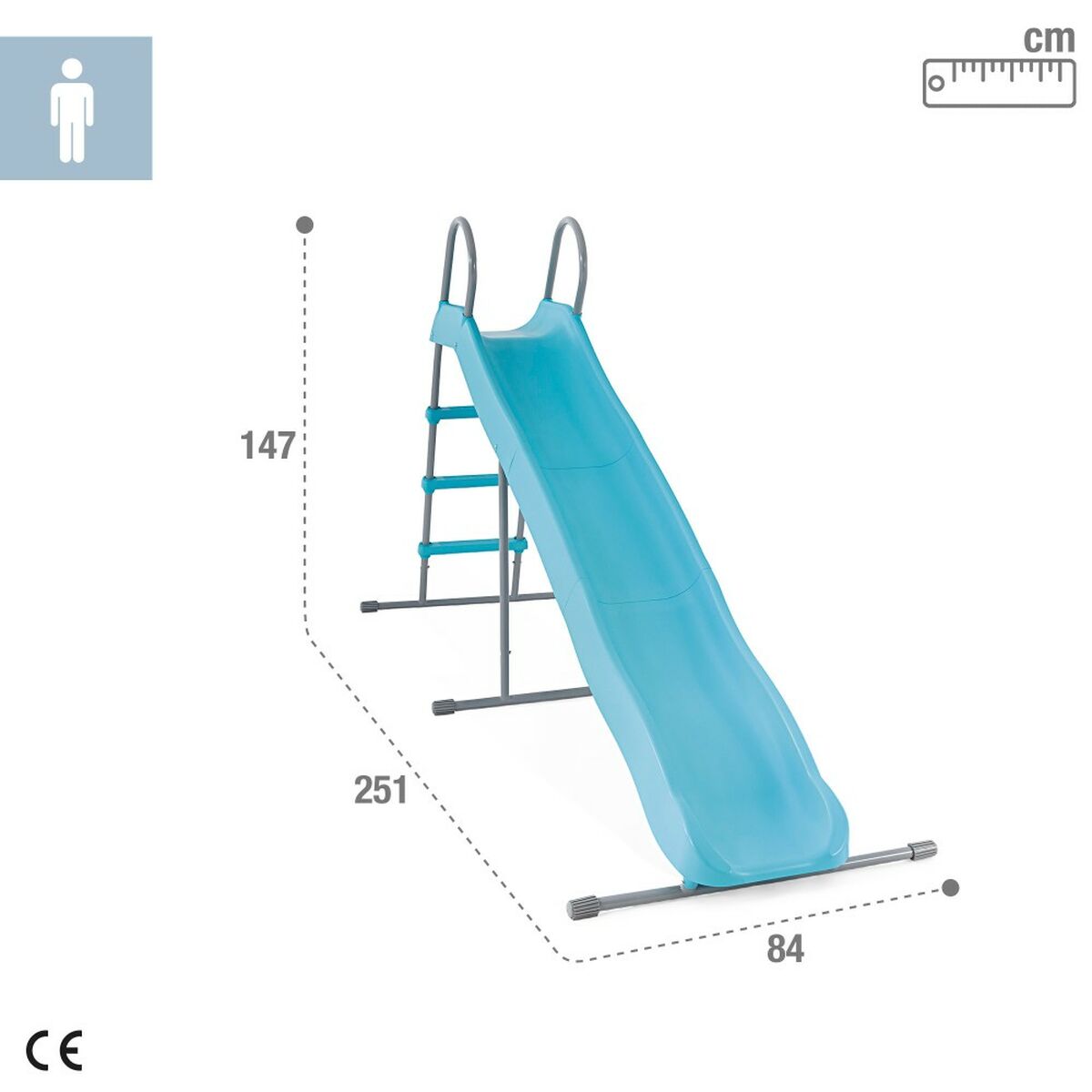 Poolrutschkana Intex 84 x 147 x 251 cm - finns hos Aktivcamping