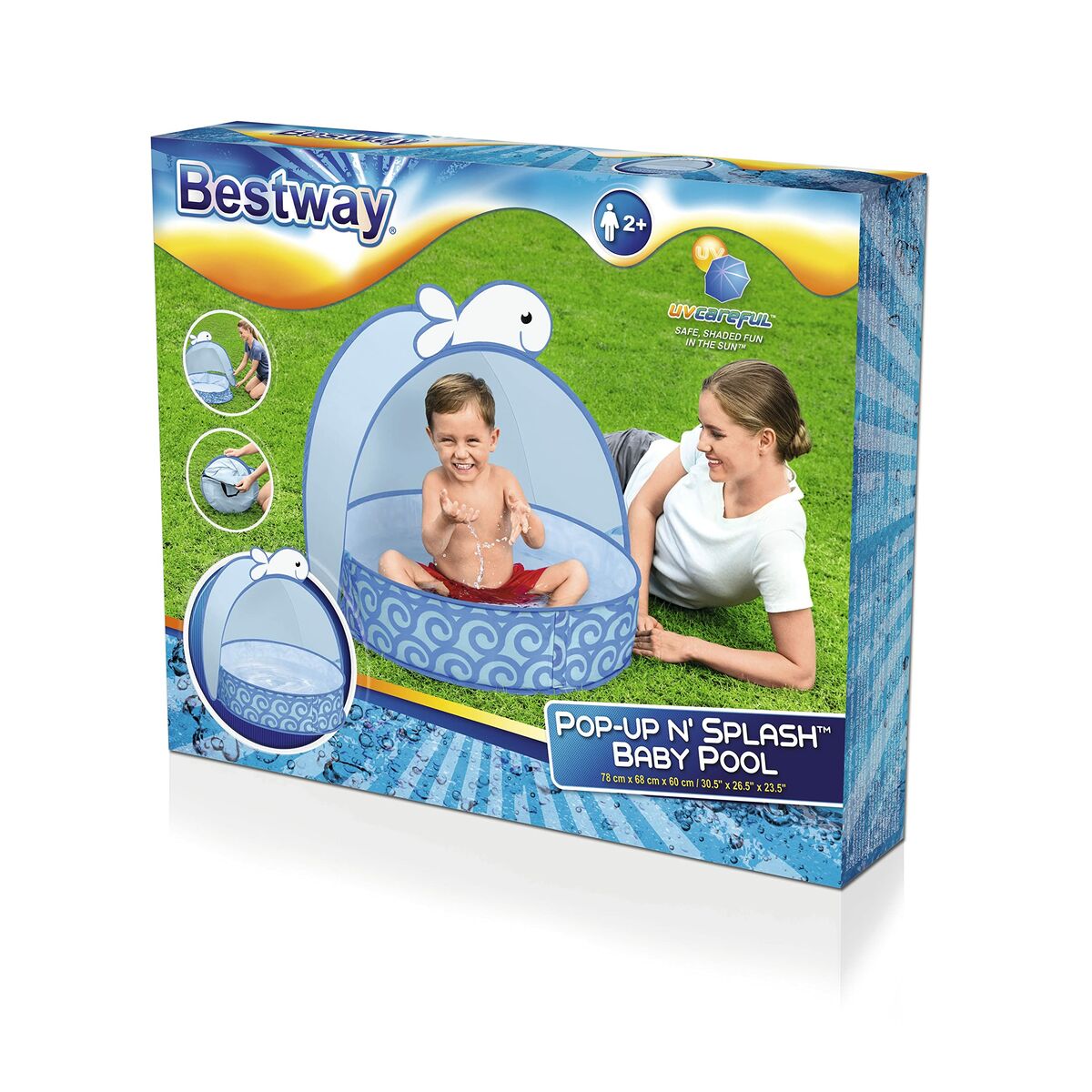 Pop-up plaskpool för barn Bestway Val 78 x 68 x 60 - finns hos Aktivcamping