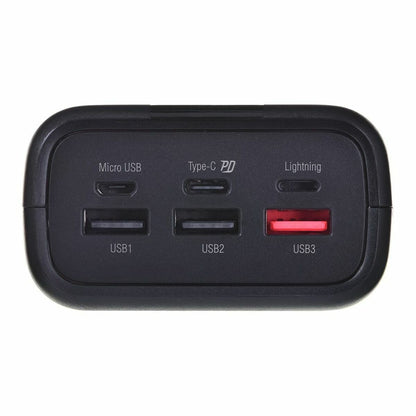 Power Bank Silicon Power QX55 Svart 30000 mAh finns hos Aktivcamping