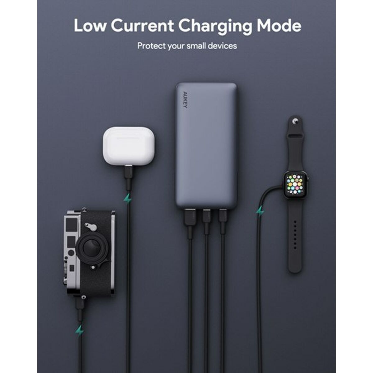 Powerbank Aukey PB-Y43 Svart 20000 mAh finns hos Aktivcamping