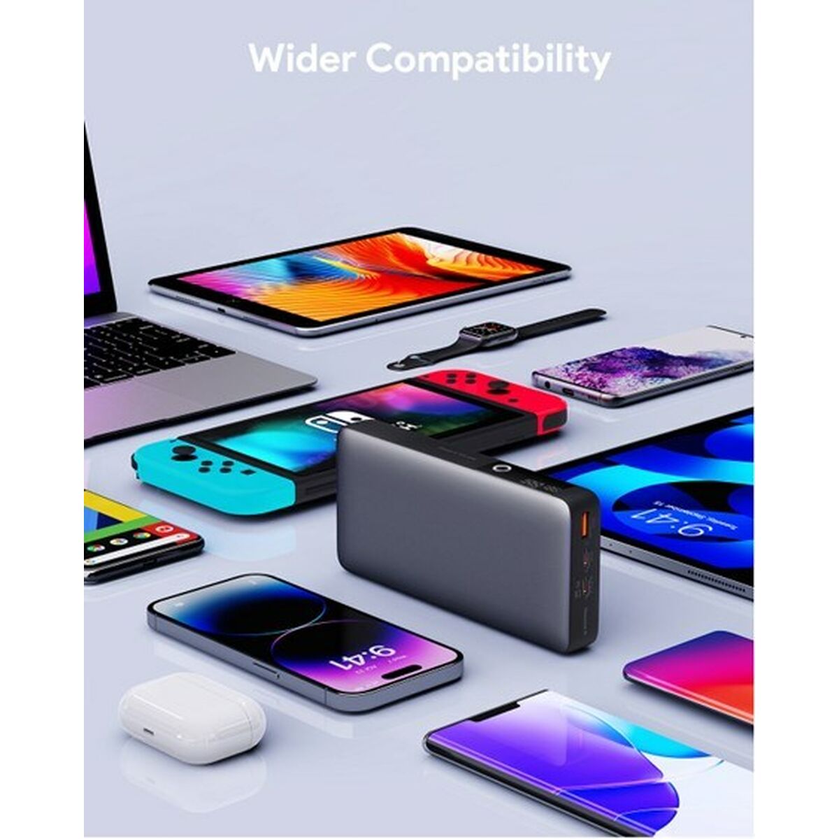 Powerbank Aukey PB-Y43 Svart 20000 mAh finns hos Aktivcamping
