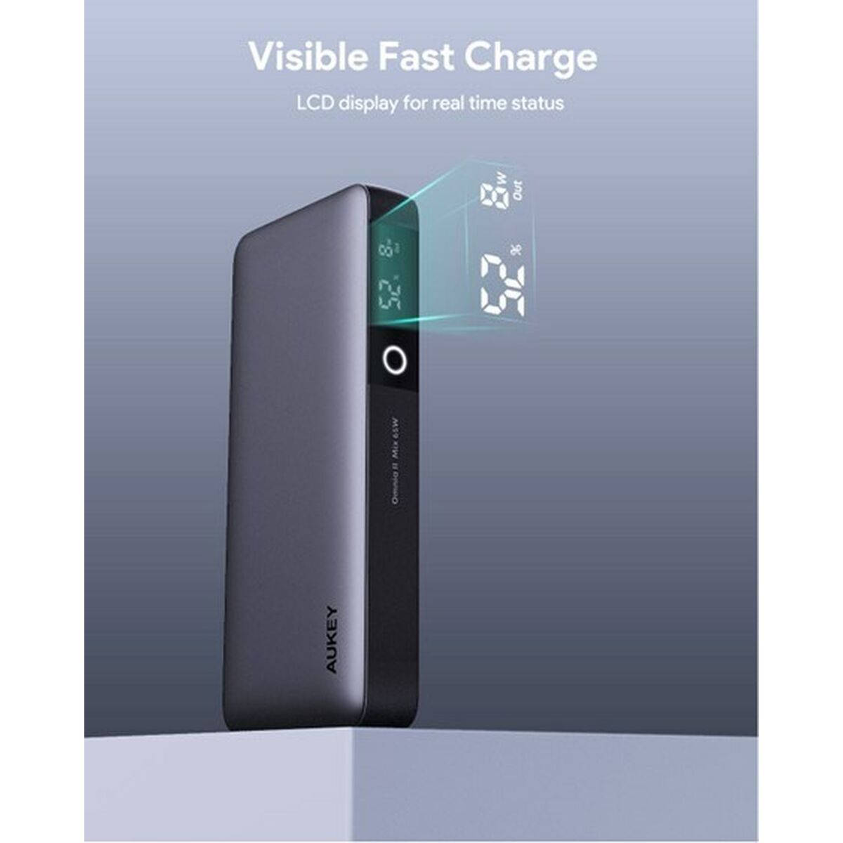 Powerbank Aukey PB-Y43 Svart 20000 mAh finns hos Aktivcamping
