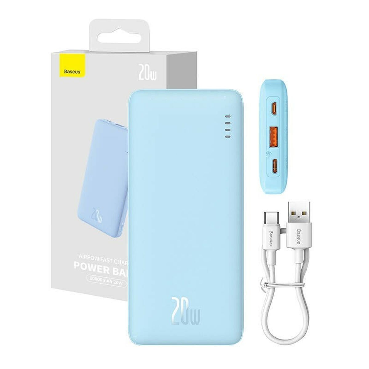 Powerbank Baseus P10022801313-00 Blå 10000 mAh finns hos Aktivcamping