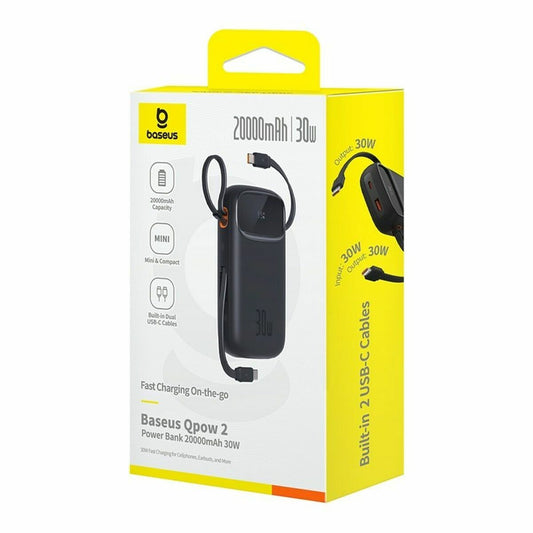 Powerbank Baseus P10055009113-00 Svart 20000 mAh finns hos Aktivcamping