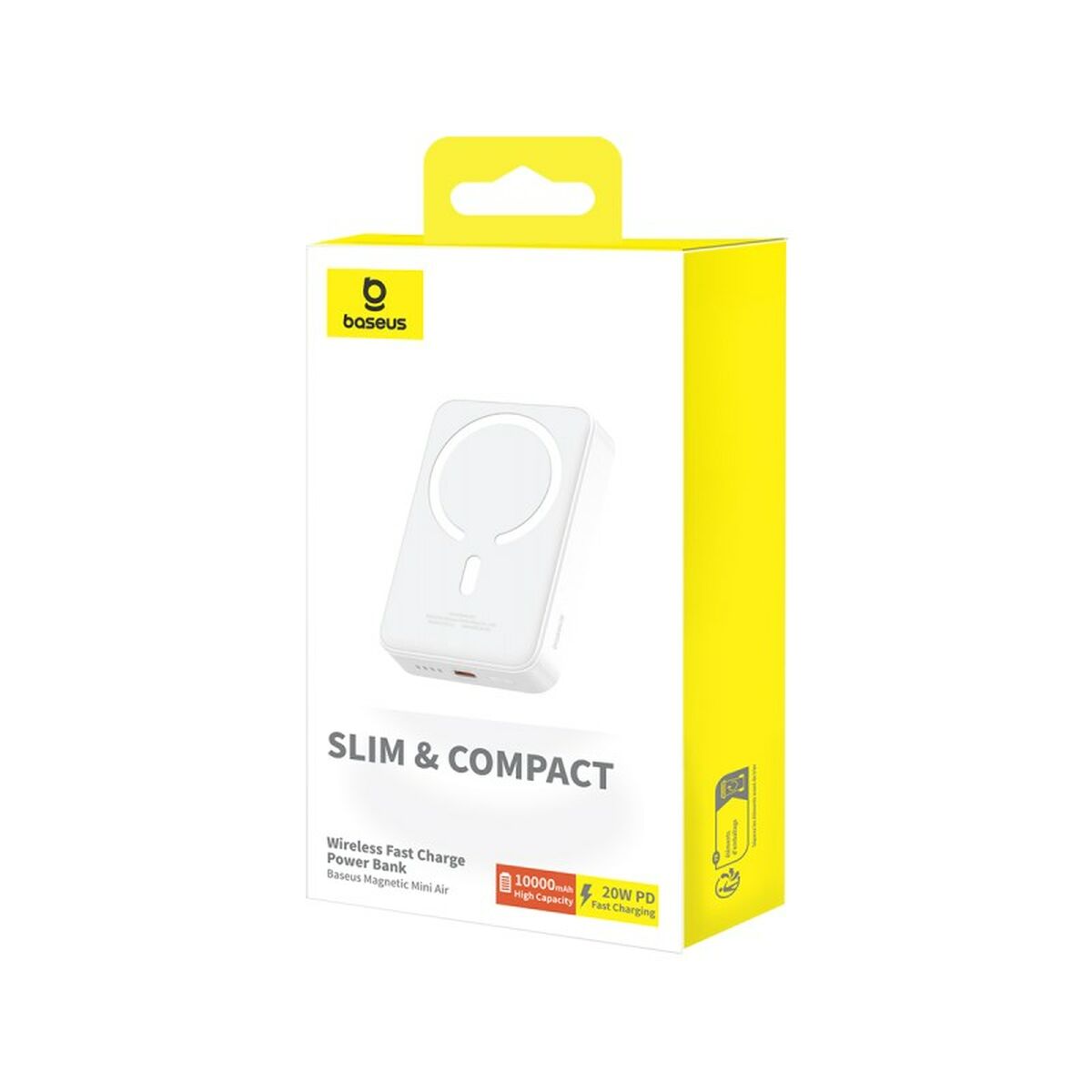 Powerbank Baseus P10059001223-00 Vit 10000 mAh finns hos Aktivcamping