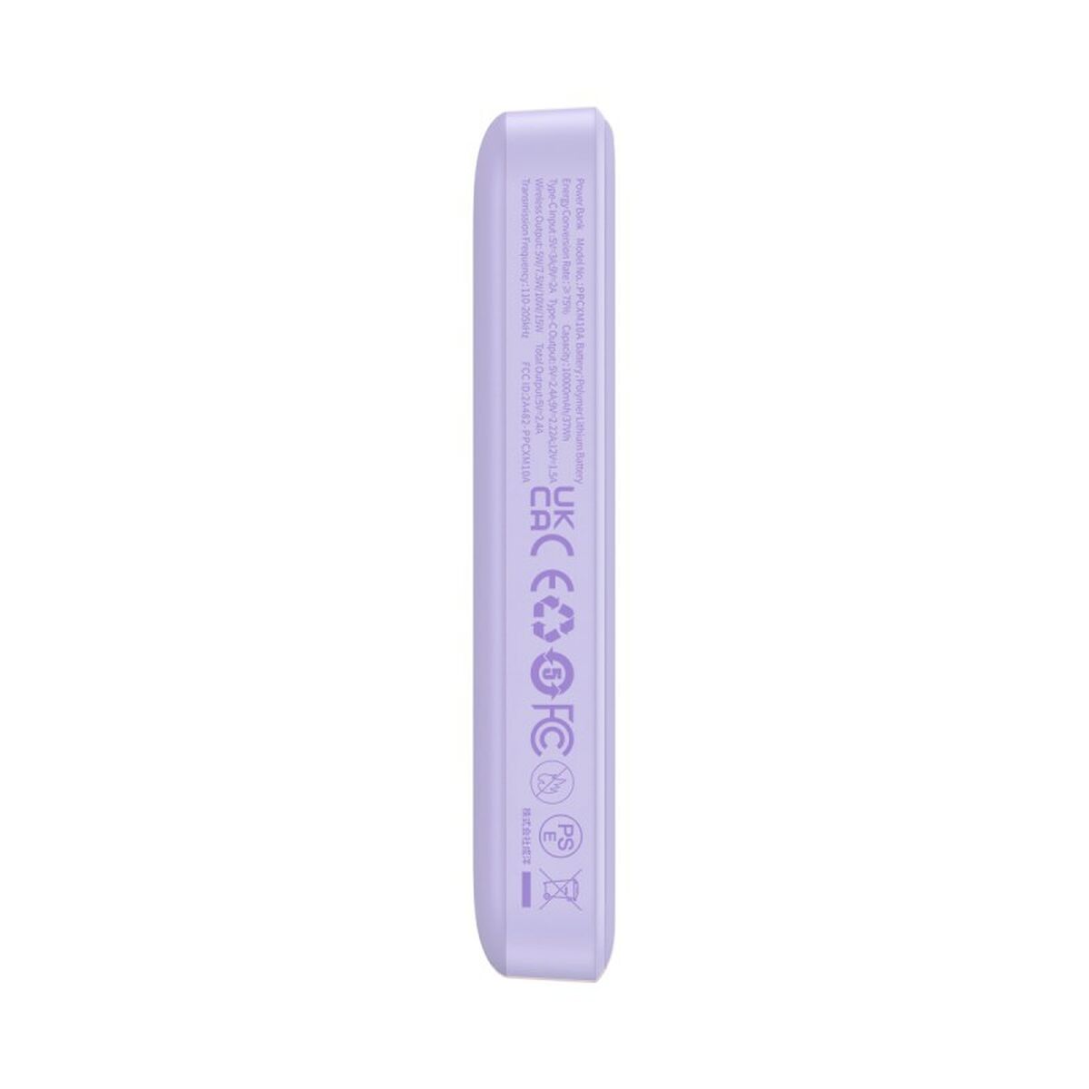 Powerbank Baseus P10059001513-00 Violett 10000 mAh finns hos Aktivcamping