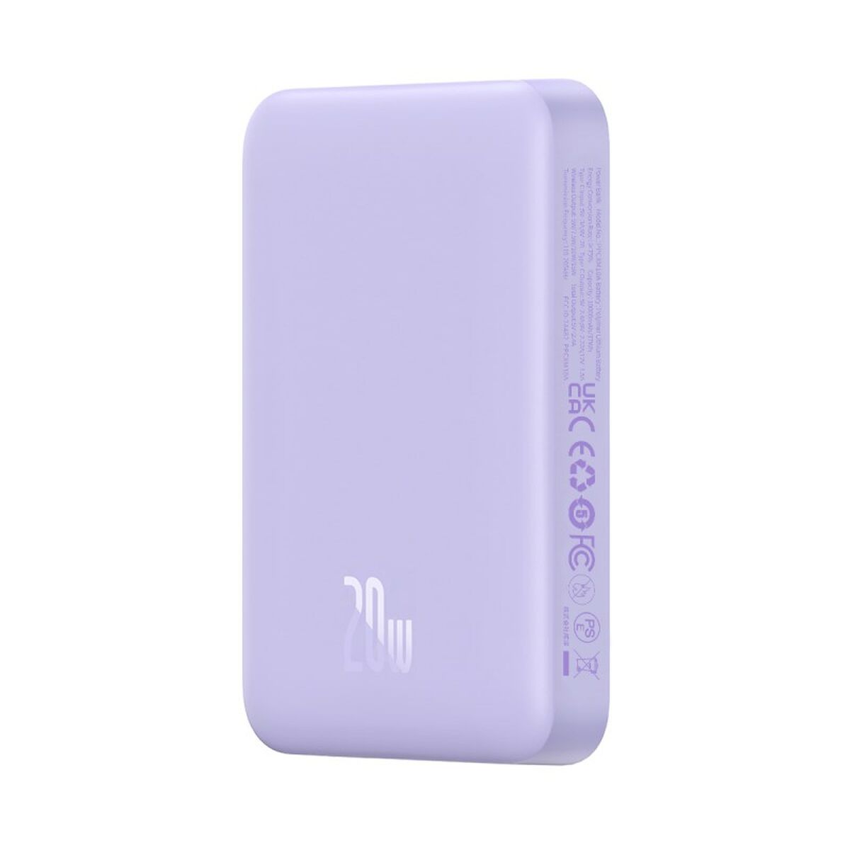 Powerbank Baseus P10059001513-00 Violett 10000 mAh finns hos Aktivcamping