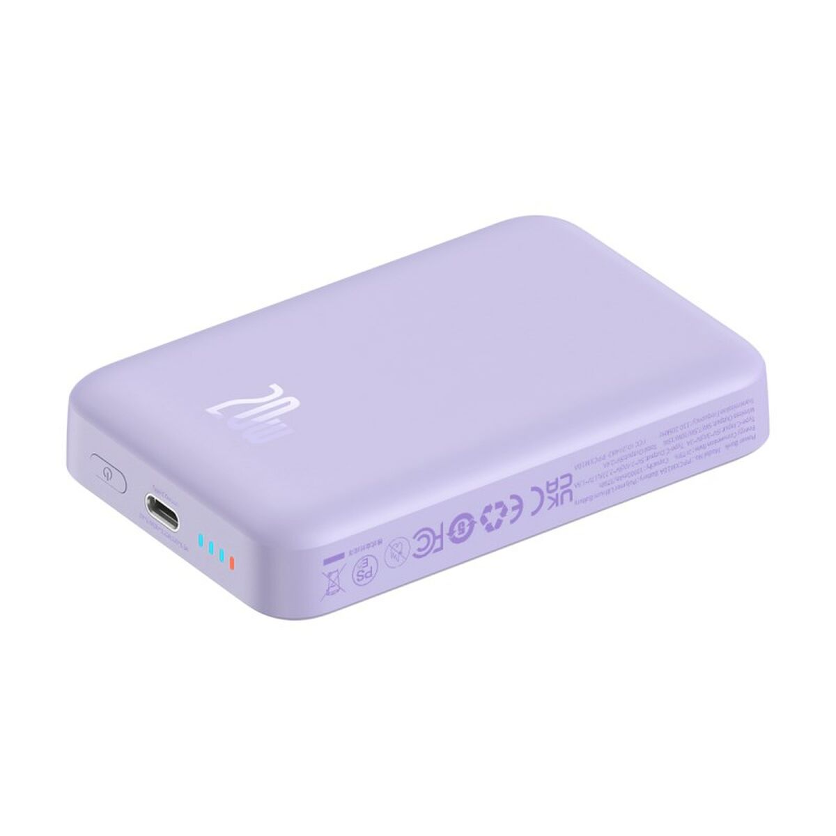 Powerbank Baseus P10059001513-00 Violett 10000 mAh finns hos Aktivcamping