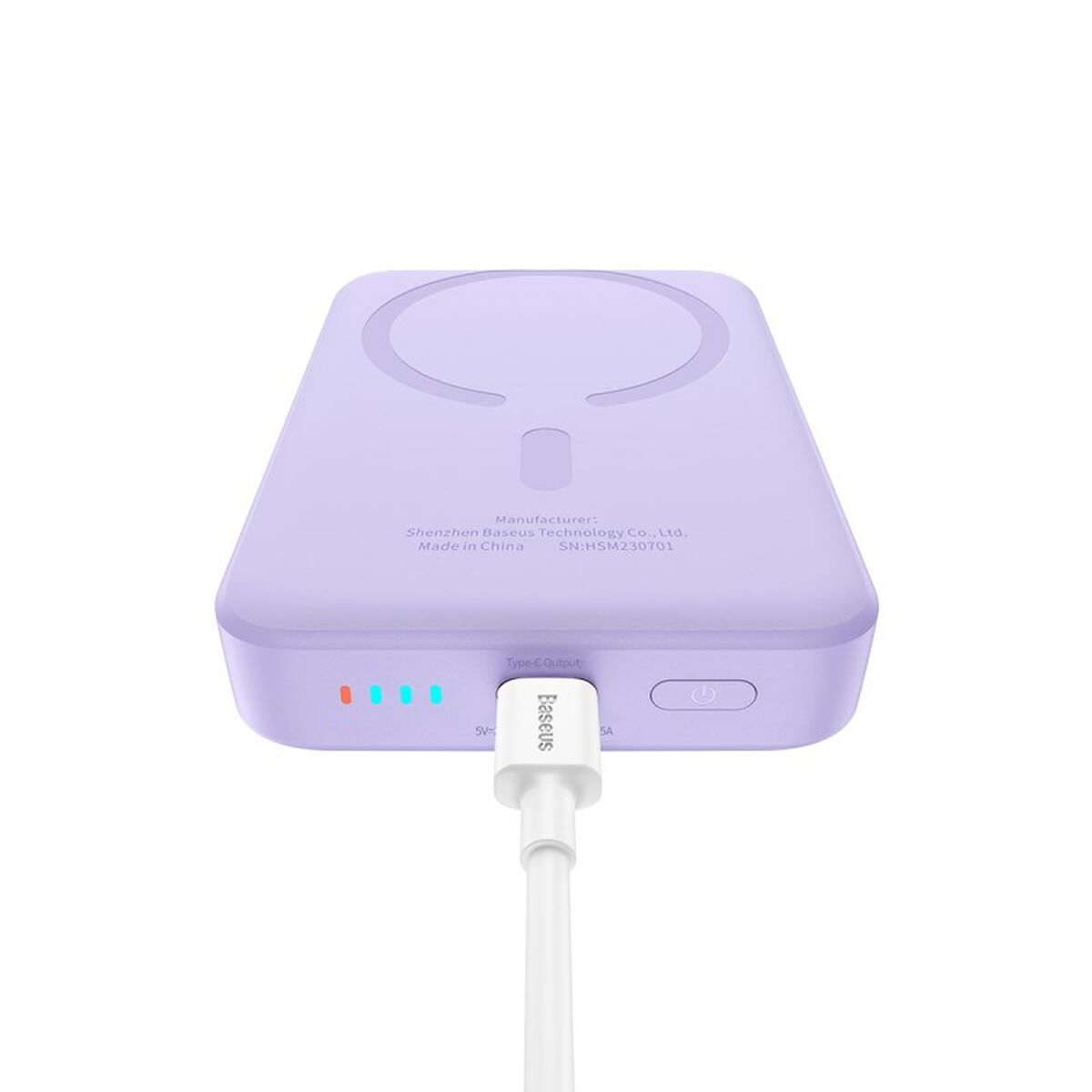 Powerbank Baseus P10059001513-00 Violett 10000 mAh finns hos Aktivcamping