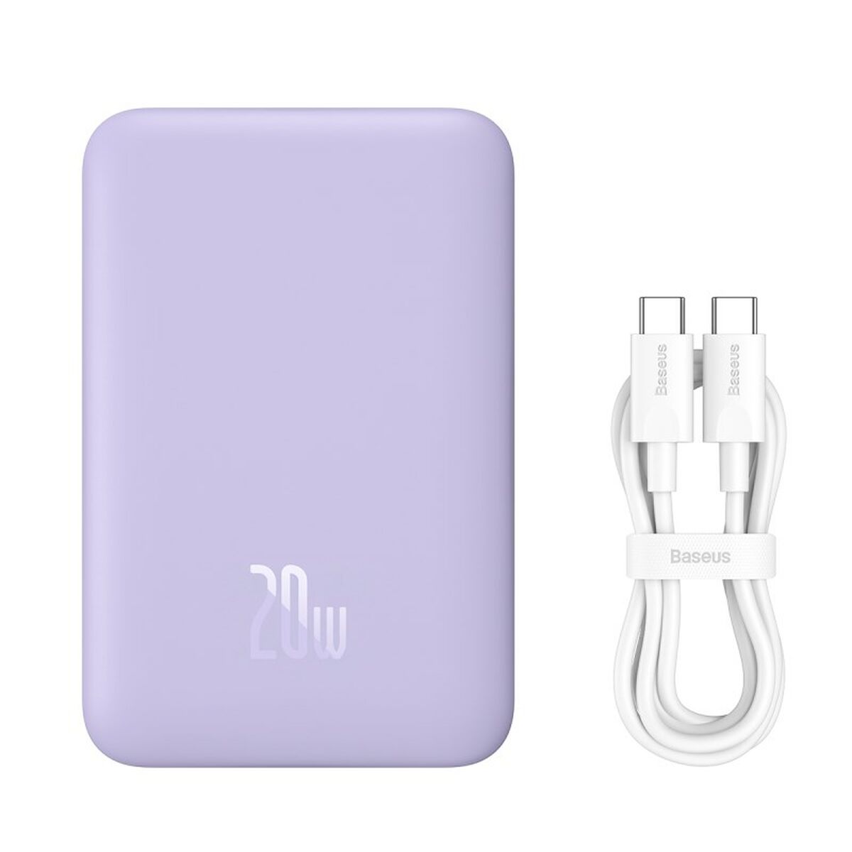 Powerbank Baseus P10059001513-00 Violett 10000 mAh finns hos Aktivcamping