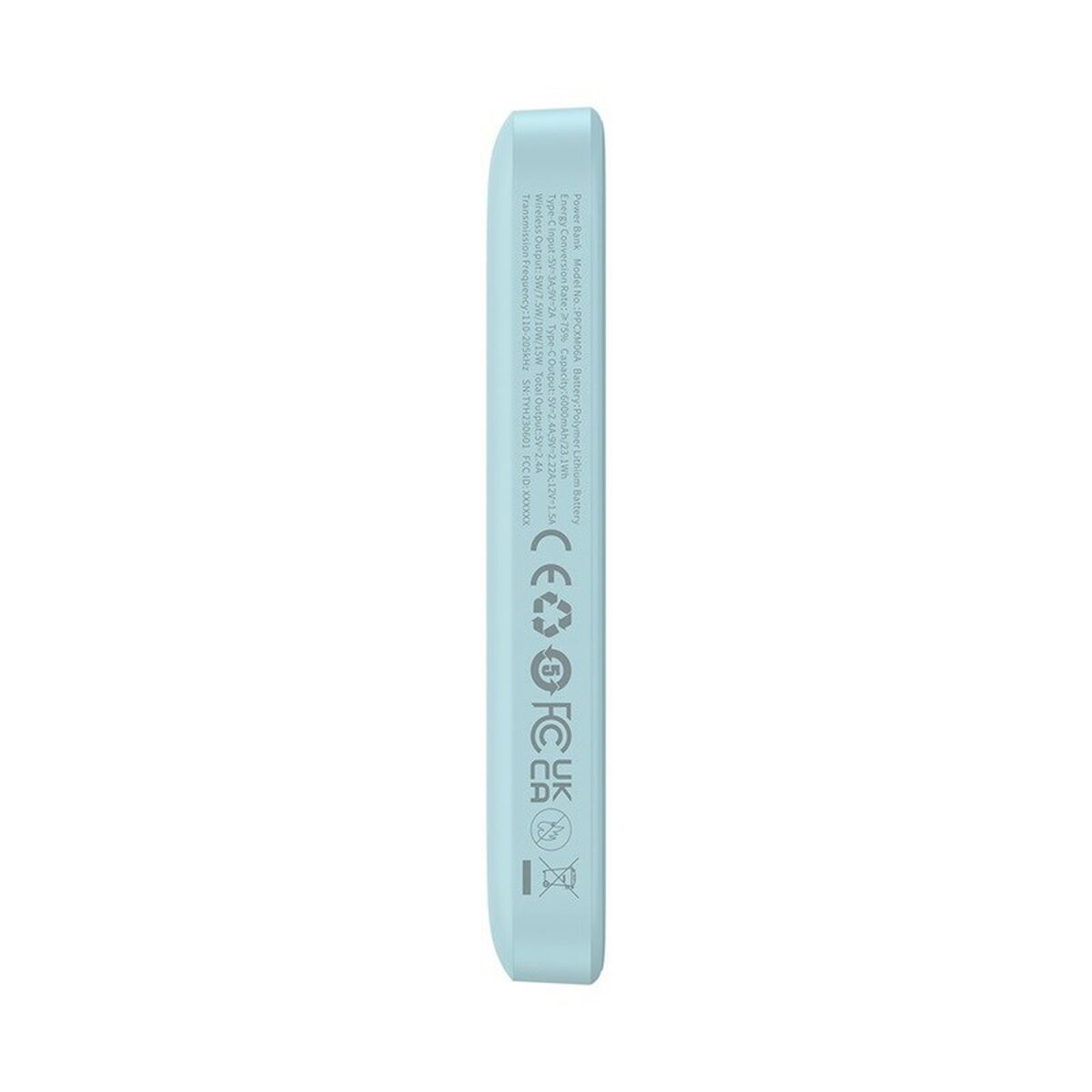 Powerbank Baseus P10059002313-00 Blå 6000 mAh finns hos Aktivcamping