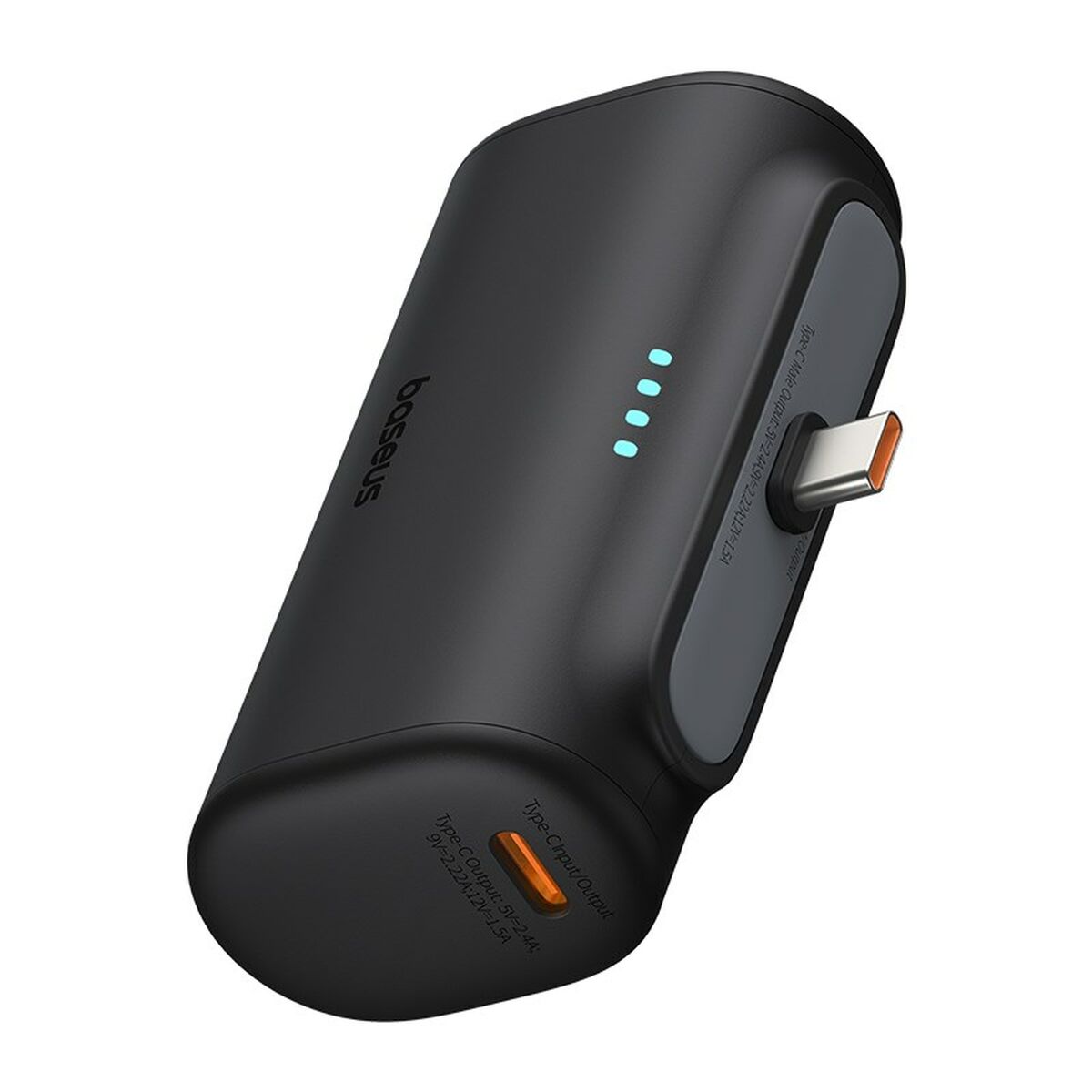 Powerbank Baseus P10068306113-00 Svart 5000 mAh finns hos Aktivcamping
