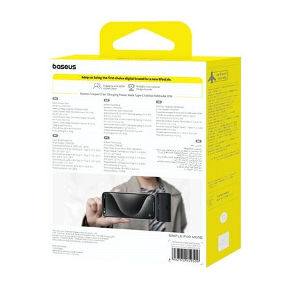 Powerbank Baseus P10068306113-00 Svart 5000 mAh finns hos Aktivcamping