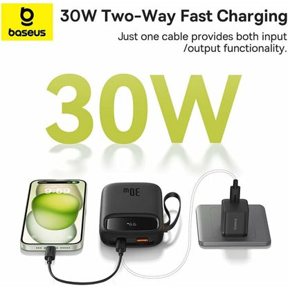 Powerbank Baseus Svart 10000 mAh finns hos Aktivcamping