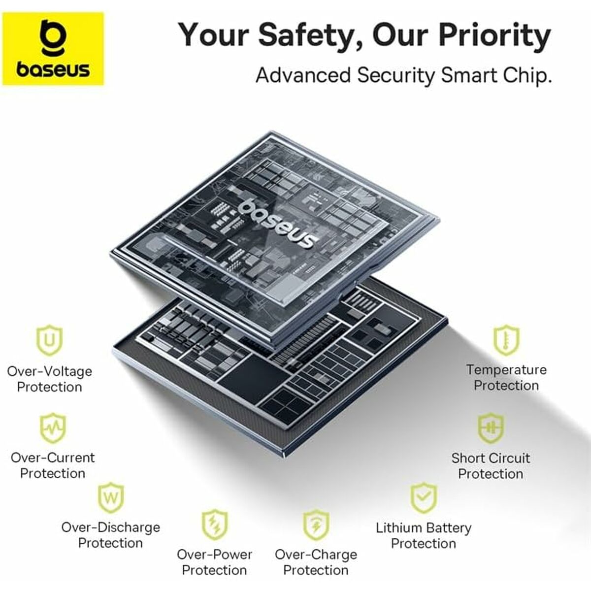 Powerbank Baseus Svart 10000 mAh finns hos Aktivcamping