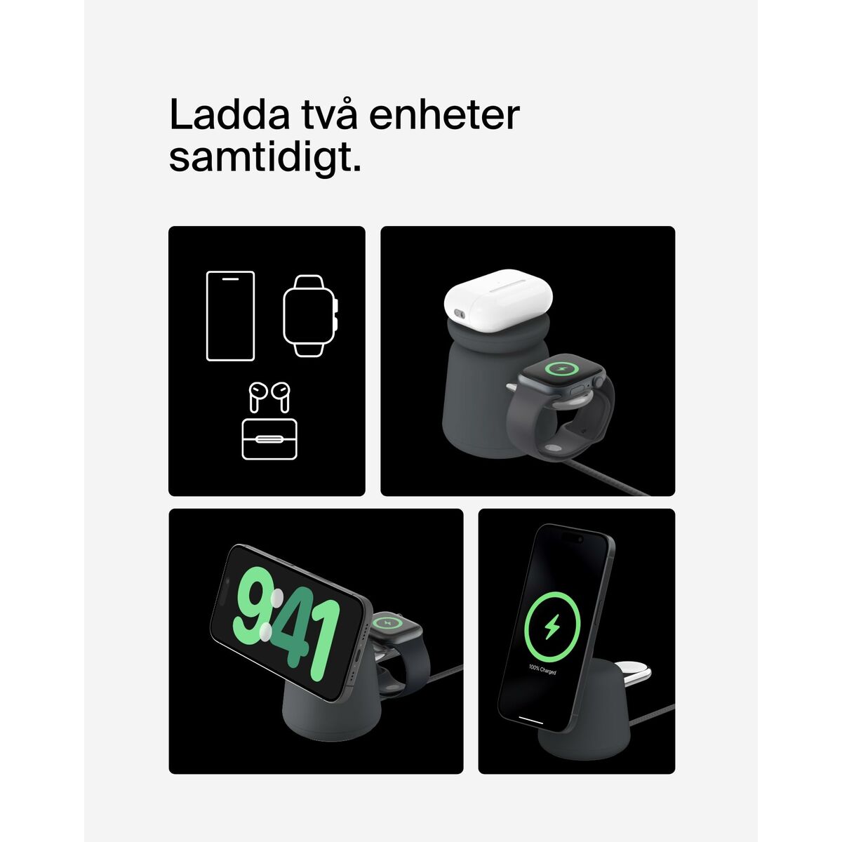 Powerbank Belkin WIZ027VFH36 Svart - finns hos Aktivcamping