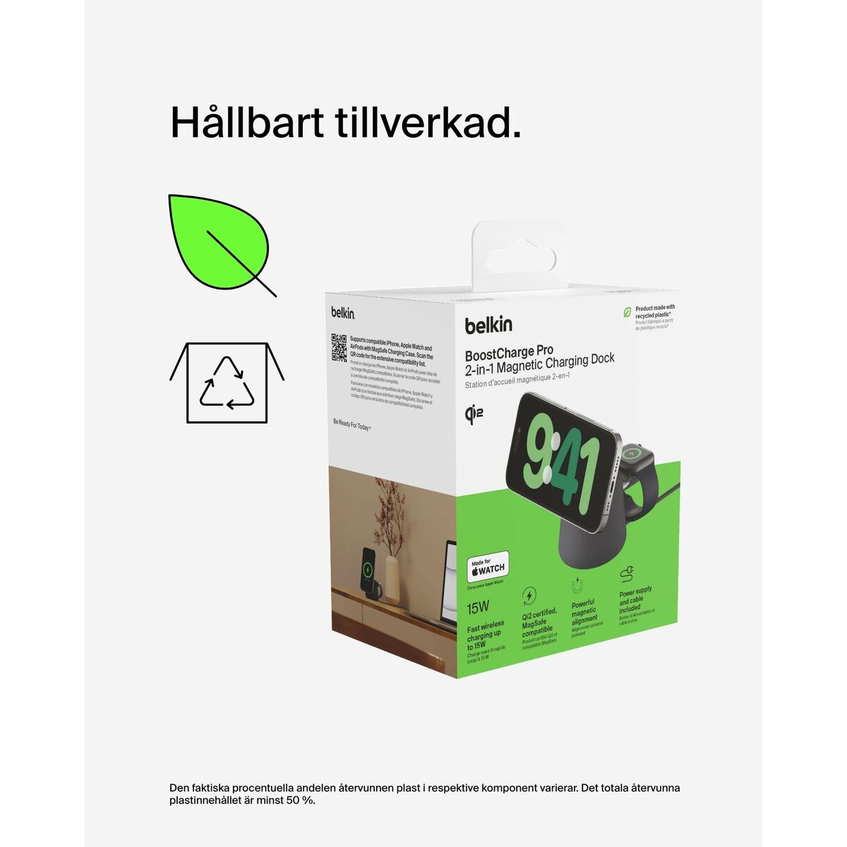 Powerbank Belkin WIZ027VFH36 Svart - finns hos Aktivcamping